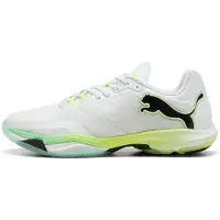 Puma Vantage NITRO 2 ENERGY Indoor Shoes Unisex, Shoes, White/Lime Squeeze/Electric Peppermint, 43