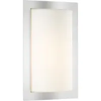 LCD Utendørs vegglampe Luis, stål, glass, E27