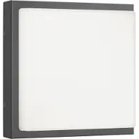 LCD Utendørs vegglampe Ernest, grafitt, E27, bevegelsessensor