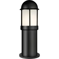 LCD Sokkellampe Marco av aluminium, svart