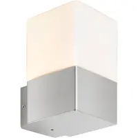 LCD Utendørs vegglampe Linus, stål uten sensor