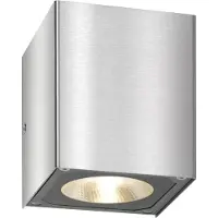 LCD utendørs LED-vegglampe 5026, stål, 11 cm, IP54, opp/ned