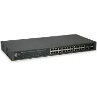 LevelOne 24x Ge Gep-2651 2xgsfp 370w 24xpoe+ Switch
