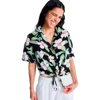 Roxy Salty Sweet Printed Kortarmet Skjorte