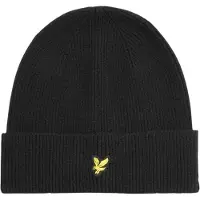Lyle & Scott Lue - Strikk - Beanie - Jet Black - - OneSize - Lue