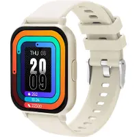 Denver SWC-176BE Beige - Bluetooth Smart Watch with health sensors & call function