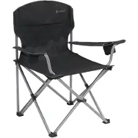 Outwell Catamarca XL, 150 kg, Campingstol, 4 ben, 4,1 kg, Polyester, Svart
