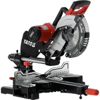 YATO 1800 W 255 mm gjærsag med laser og fremføringsmekanisme