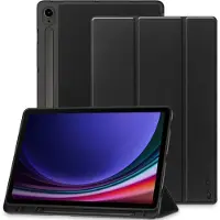 Tech-Protect Samsung Galaxy Tab S9/S9 FE/S10 FE/S10 Lite SmartCase Pen Tri-Fold Folio-deksel - Svart