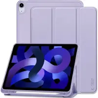 Tech-Protect iPad Air 11 2024/2025/2026/Air 2020/2022 SmartCase Pen Tri-Fold Folio-deksel - Lilla