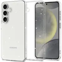 Tech-Protect Samsung Galaxy S25 FlexAir Glitter TPU-deksel - Gjennomsiktig