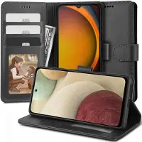 Tech-Protect Samsung Galaxy Xcover7 Lommeboketui med magnet og stativ - Svart
