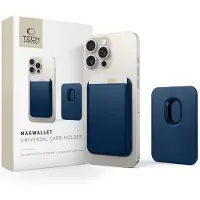 TechProtection MagWallet MagSafe-kortholder - Marine Blå