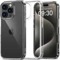 Tech-Protect FlexAir Hybrid Case for iPhone 16 Pro - Transparent
