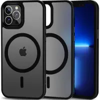 Tech-Protect MagMat MagSafe Case for iPhone 12 Pro Max - Matte Black