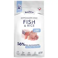 BALTICA Nutraceutic Hypoallergenisk Lett S Fisk Med Ris Hundefôr 3 Kg