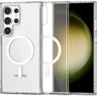 Tech-Protect Samsung Galaxy S24 Ultra Flexair Magnetisk Hybrid-deksel - Gjennomsiktig