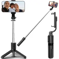 Tech-Protect Selfie-stang med stativ 72 cm - Svart