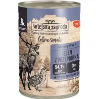 Wiejska zagroda Forest Flavors Puppy Deer with quail - vådfoder til hunde - 400g