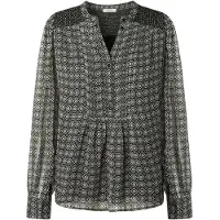 Pepe Jeans for woman. PL3051251 Blouse Pretty black (XS), Casual, Polyester, Long sleeve