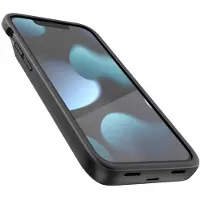 Tech-Protect PowerCase for iPhone 12 mini / 13 mini med 4700 mAh powerbank - svart
