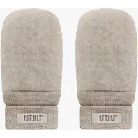 Huttelihut Votter - Ullfleece - 2-lags - Noos - Camel Melert - - 62/68 - Votter