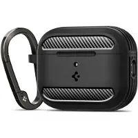 Spigen Rugged Armor - matte black - AirPods Pro 3