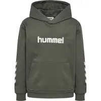Hummel Hettegenser - HmlJR - Castor Grå - - 13-14 år (158-164) - Hettegenser