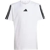 Adidas T-skjorte - J 3S 160 - Hvit/Svart m. Logo - - 14 år (164) - T-skjorte