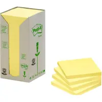 Post-It FT510110347, firkant, Gult, Papir, 100%, BLUE ANGEL, 76 mm
