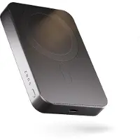 ZENS Slim Qi2 Aluminium Powerbank 10.000 mAh - Black - 10000 mAh