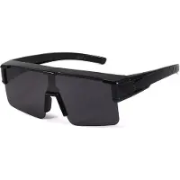 INF Polariserte Clip-on Solbriller - Glossy Black Frame