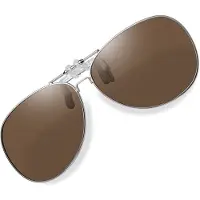 INF Clip-on solbriller - Polariserte kjørebriller Brown