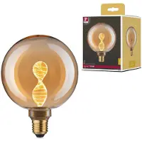 Paulmann LED-pære E27 3,5W Helix 1 800K G125 gull