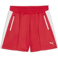 Puma T7 Pintuck 4" Shorts Women, Clothing, Red, L