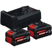 Bosch Starter-set 2x Exba18v-55 Batterilader