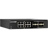 Qnap QSW-3216R-8S8T - Switch - 8 x 100/1000/2.5G/5G/10GBase-T + 8 x 10Gb Ethernet SFP+ - rackmonterbar