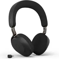 Jabra Evolve3 75 MS - Hodesett - on-ear - Bluetooth - trådløs - aktiv støydemping - USB-C via Bluetooth-adapter - svart - Certified for Microsoft Teams, Certified for Microsoft Teams Open Office