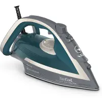 Tefal Ultragliss Plus FV6842E0 - Dampstrykejern med automatisk slukking - såleplate: Durilium Airglide - 2800 W - ivory/blue