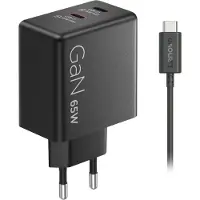 Lenovo Dual USB-C 65W GaN Charger