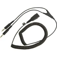 Jabra - Hodetelefonkabel - minijakk hann til Quick Disconnect hann