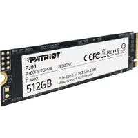 Patriot P300 - SSD - 512 GB - intern - M.2 2280 - PCIe 3.0 x4 (NVMe)