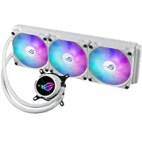 Asus ROG STRIX LC III 360 ARGB - White Edition - væskekjølesystem for prosessor - Radiatorstørrelse: 360 mm - (for: AM4, LGA1200, LGA1700, AM5, LGA115x Socket) - kobbersokkel - 120 mm - hvit