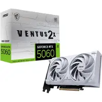 MSI GeForce RTX 5060 8G VENTUS 2X OC - Grafikkort - GeForce RTX 5060 - 8 GB GDDR7 - PCIe 5.0 x16 - 3 x DisplayPort, HDMI - hvit