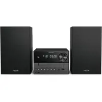 Philips 3000 series TAM3505M2/12, Hjemmelydanlegg (mikro), Svart, 20 W, 6 O, 66 - 20000 Hz, DAB, DAB+
