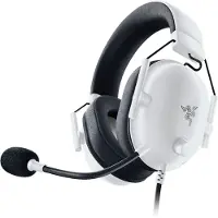Razer BlackShark V2 X - PlayStation Licensed - hodesett - full størrelse - kablet - 3,5 mm jakk - lydisolerende - hvit