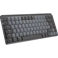 Logitech MX Mechanical Mini – tastatur – trådløst (DE) – grafitt – stille og taktil