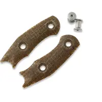GiantMouse Handle kit for GMF1, burlap micarta