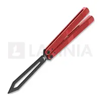 Flytanium Zenith Trainer 2.0 - Lava Red / Black balisong trainer