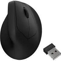 Keychron M5 Wireless Ergonomic - Ergonomisk mus - Optisk - 5 - Svart